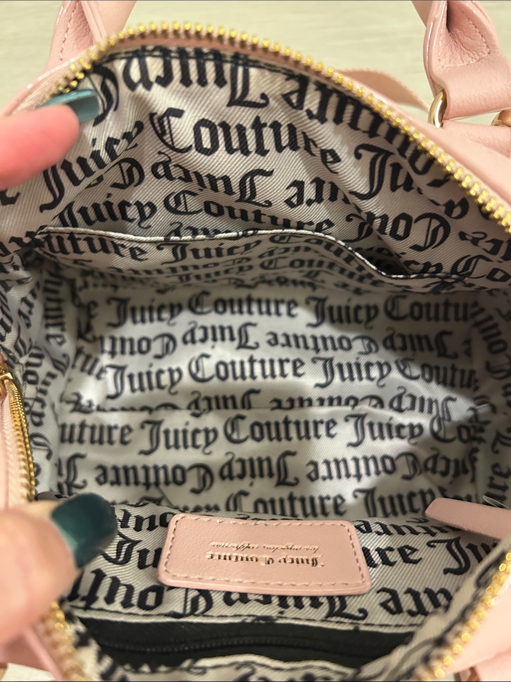 Juicy Couture (NWT) All About That Bling Satchel Bag in Pink Diamond - Picture 15 of 15